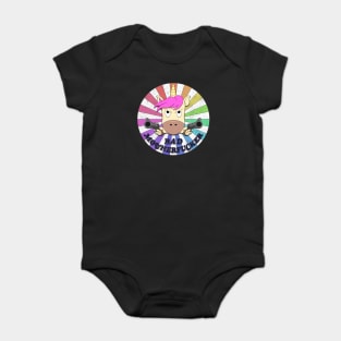 Bad Angry Unicorn Baby Bodysuit